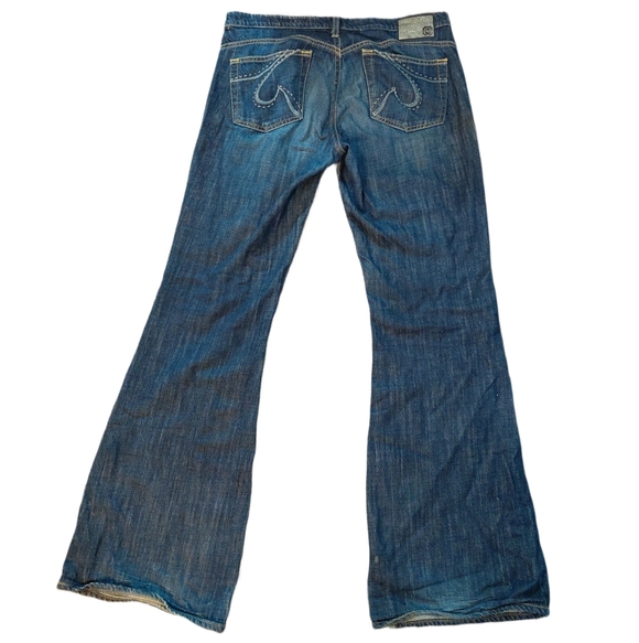 Adriano Goldschmied New Legend Jeans AG Women's Distressed Denim Pants Size 30 R - Picture 6 of 10